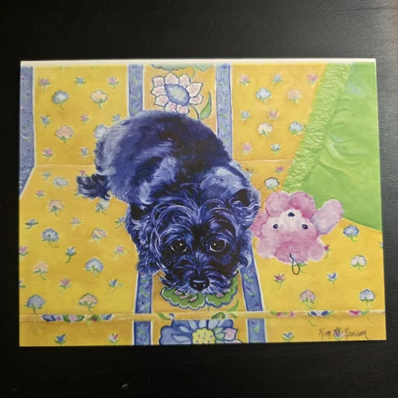 2 (two) Puppy Greeting Cards - Picture 2 of 5